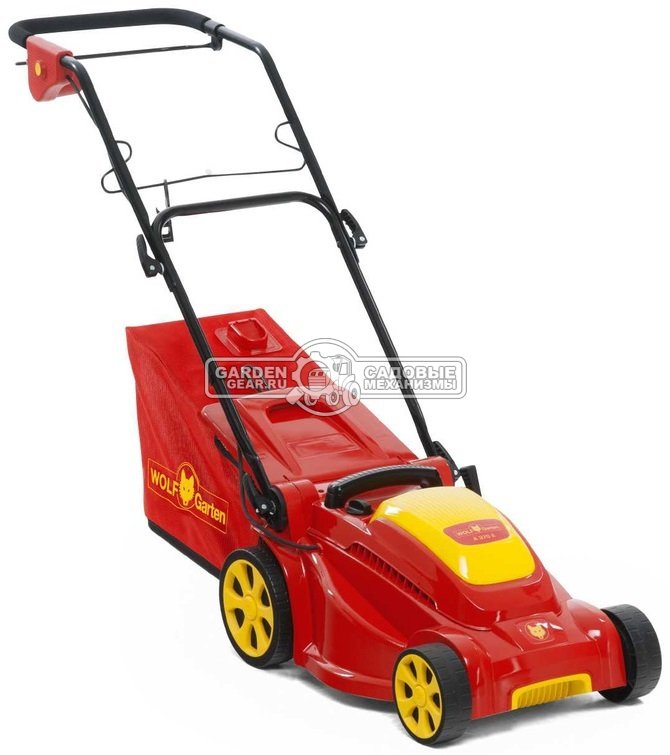 Газонокосилка электрическая Wolf Garten A 370 E (PRC, 1600 Вт, 37 см, 40 л, 17 кг.)