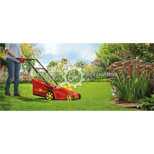 Газонокосилка электрическая Wolf Garten A 340 E (PRC, 1400 Вт, 34 см, 35 л, 10 кг)