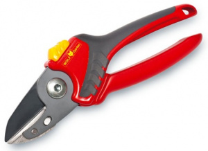 Секатор WOLF-Garten RS 2500 с прорезиненной ручкой, упорного типа