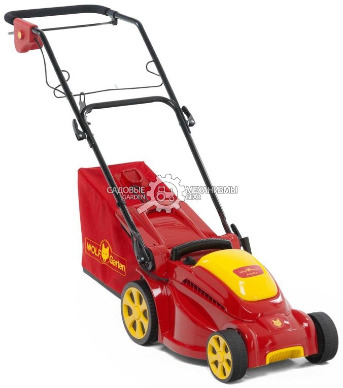 Газонокосилка электрическая Wolf Garten A 340 E (PRC, 1400 Вт, 34 см, 35 л, 10 кг)