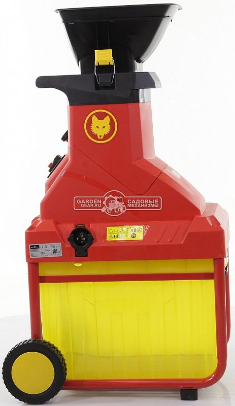 Садовый измельчитель веток электрический WOLF-Garten SDE 2800 EVO (PRC, 2800 Вт, ветки до 40 мм, диск с ножами, 35 кг)