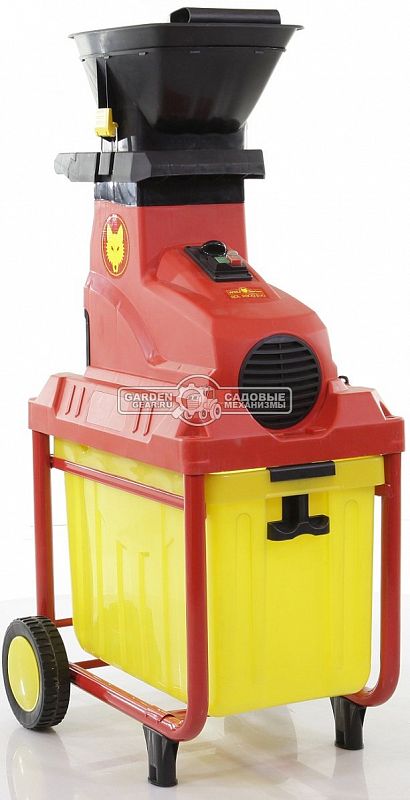 Садовый измельчитель веток электрический WOLF-Garten SDL 2800 EVO (PRC, 2800 Вт, ветки до 40 мм, шестерни, 35 кг)