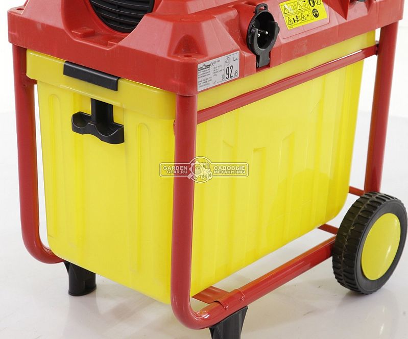 Садовый измельчитель веток электрический WOLF-Garten SDL 2800 EVO (PRC, 2800 Вт, ветки до 40 мм, шестерни, 35 кг)